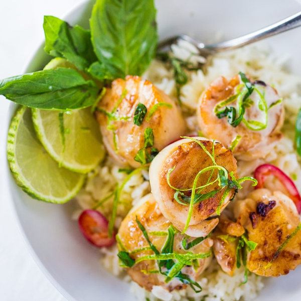 Simple Thai Scallops with Lime PanaPesca USA